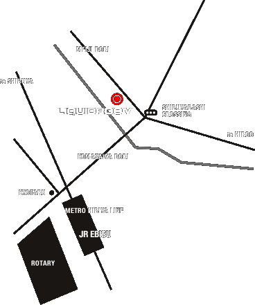 Liquidroom Access Map