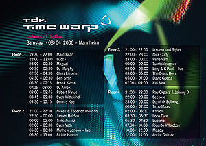 Timetable 2006 - CLICK TO ENLARGE !